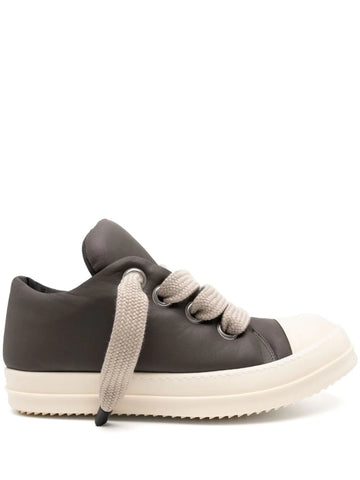 Rick Owens jumbo laced padded sneakers dark dust