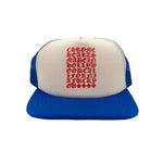 Chrome Hearts Trucker Hat "EYECHART" Blue