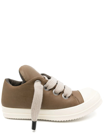 Rick Owens Jumbo Lace Padded Low Bean/Milk