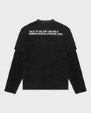 Thug Club Layered LongSleeve Tee (Black)