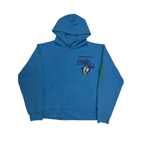 Chrome Heart Matty Boy Brain Hoodie Blue