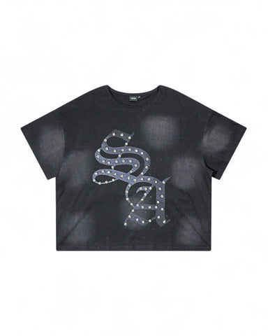 PIETRA SA LOGO BLACK TEE