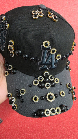 Blackout LA Rhinestone Snapback