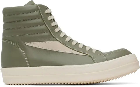 Rick Owens High Vintage Sneaks Celadon/Milk