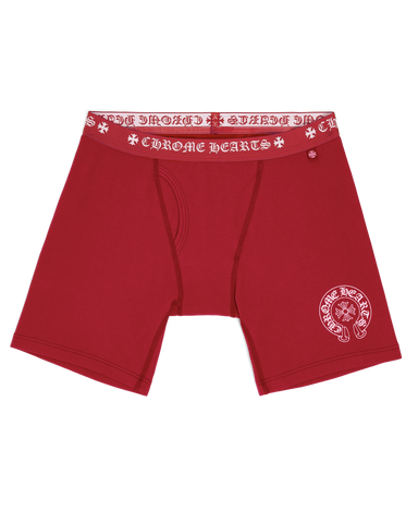 CHROME HEARTS BOXER BRIEF - LONG RED