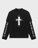 Thug Club Layered LongSleeve Tee (Black)