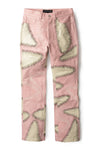 PINK LEATHER PANTS