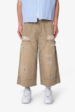 Extra Long Carpenter Shorts (Olive)