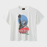 White Liberty Tee
