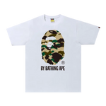 Bape 1st Camo By Bathing Ape Tee 'White/Yellow'