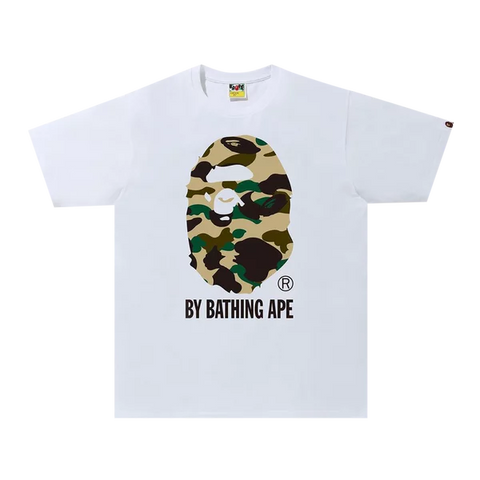 Bape 1st Camo By Bathing Ape Tee 'White/Yellow'