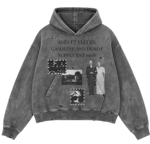 "Denim Supply" Dark Grey Hoodie