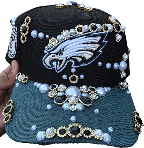 Black Eagles Rhinestone Snapback