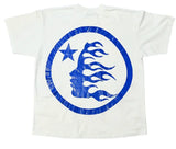 Hellstar Sport Logo Gel T-Shirt (White/Blue)