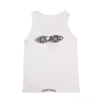 Chrome Hearts Heart Racerback Tank Top 'White'