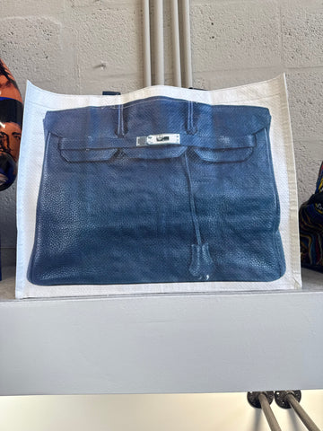 I'm Calling Security Blue Grocery Bag