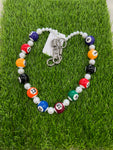 Pool Ball and Pearl Wallet Chain