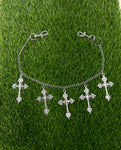 Multi Gothic Crucifix Chain Wallet