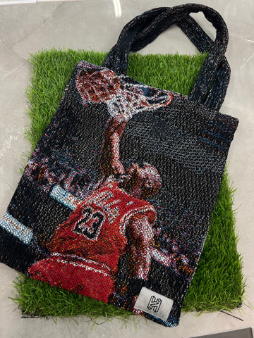 Michael Jordan Tapestry Tote Bag