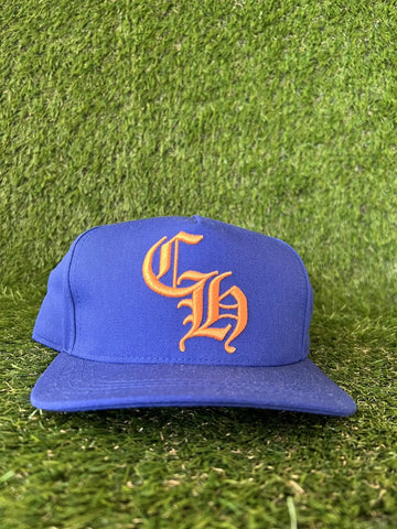 Chrome Hearts CH Logo Patch Snapback Blue/Orange