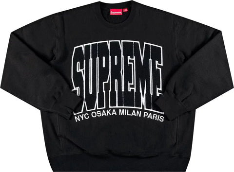 Supreme Cities Arc Crewneck 'Black'