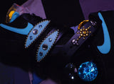 Tiffany Blue Studded Genuine Cow Leather Belt