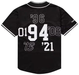 Supreme x Mitchell & Ness Patchwork Baseball Jersey (Black)