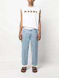 Marni Logo Print Sleeveless Tee
