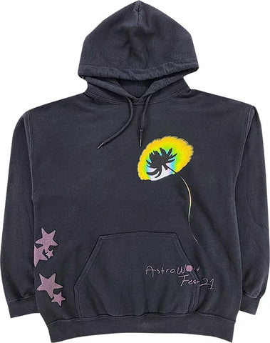 Cactus Jack by Travis Scott Face Melt Hoodie 'Black'