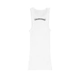 Chrome Hearts Neck Logo Tank White
