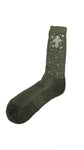 BILLIONAIRE DREAMS DIAMOND GREEN SOCKS