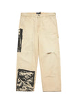 Enfants Riches Deprimes Camel Denim Distressed Carpenter Car Crash Cotton Jeans