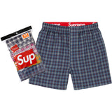 Supreme/Hanes Plaid Boxers (4 Pack)