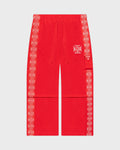 MOTO COUTURE HYBRID TRACK PANTS RED
