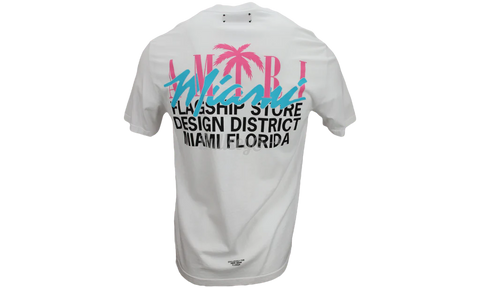 Amiri Miami Design District White T-Shirt