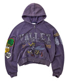 Army Purple Zip Up Hoodie