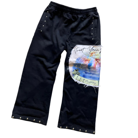 TRUST YOUR WINGS STUDDED SWEATS