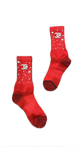 BILLIONAIRE DREAMS RED SOCKS