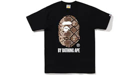 Bape Snake By Bathing Ape Tee Black Brown