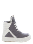 Rick Owens Baby Gray & Off-White Babygeo Sneakers