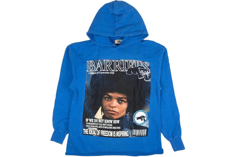 Barriers Angela Davis Hoodie Blue