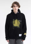 Maison MIHARA YASUHIRO graphic-print drawstring hoodie