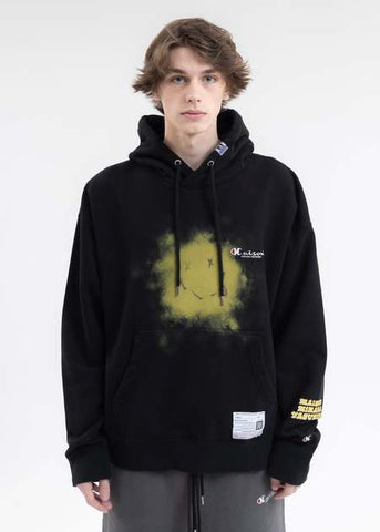 Maison MIHARA YASUHIRO graphic-print drawstring hoodie