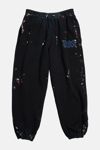 Bossi logo paint Sweatpant Navy