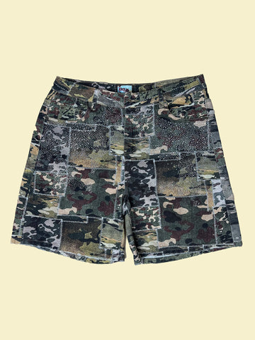 Stitch Camo Shorts