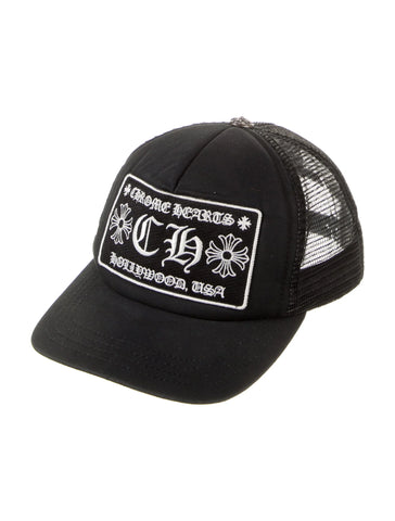 Chrome Hearts CH Miami Trucker Hat Black