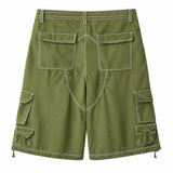 Contrast Cargo Shorts