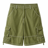 Contrast Cargo Shorts