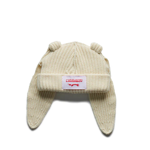 LOVERBOY CHUNKY RABBIT BEANIE CREAM