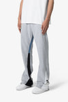 CONTRAST BOOTCUT SWEATPANTS GREY